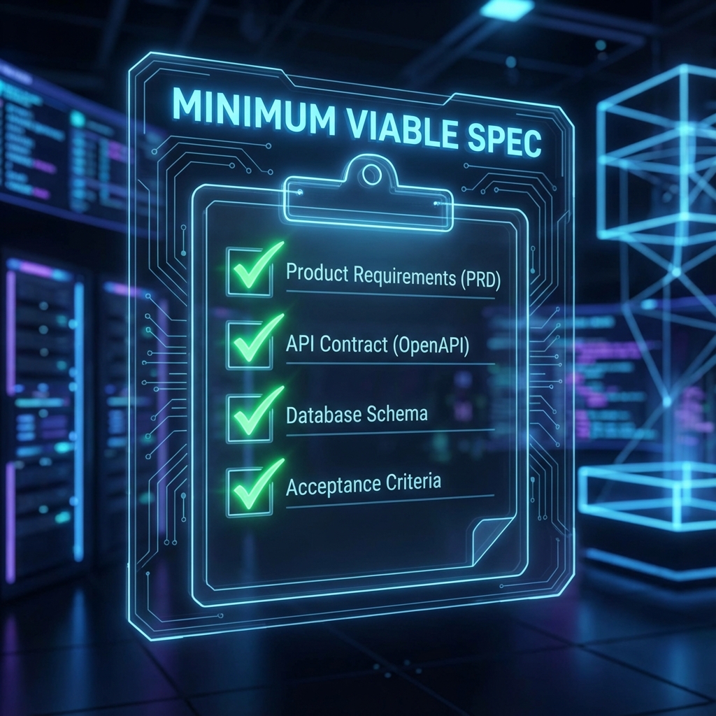 Minimum Viable Spec Checklist
